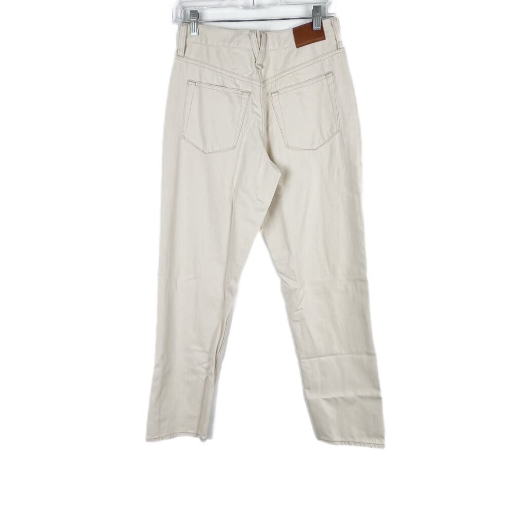 NWT J. Crew Slouchy Boyfriend Jean in Ecru Size 25 NEW - Picture 7 of 11